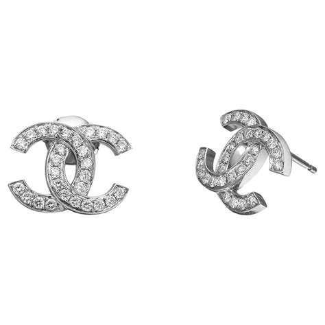 boucles d'oreille chanel double c|Shop Used Chanel Earrings .